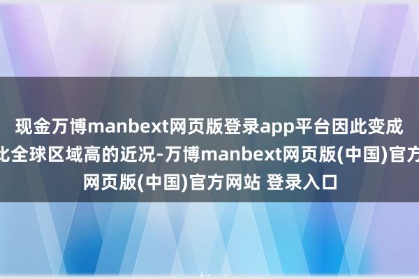 现金万博manbext网页版登录app平台因此变成了租借区高度比全球区域高的近况-万博manbext网页版(中国)官方网站 登录入口