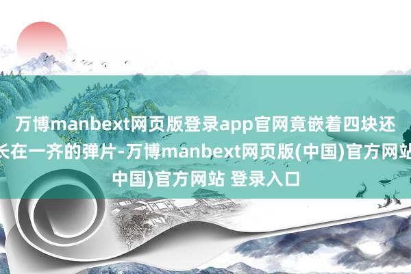 万博manbext网页版登录app官网竟嵌着四块还是与血肉长在一齐的弹片-万博manbext网页版(中国)官方网站 登录入口